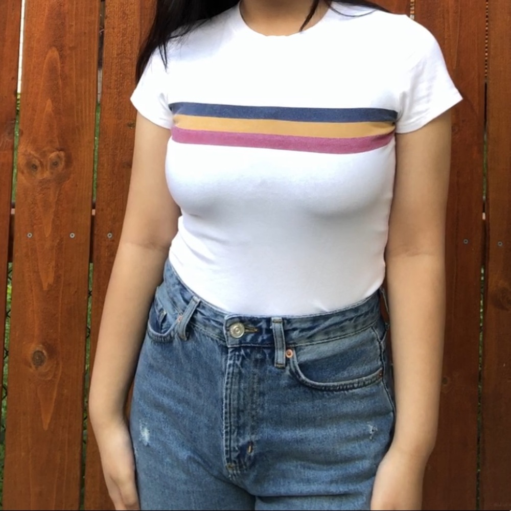 Windsor Striped Crop Top